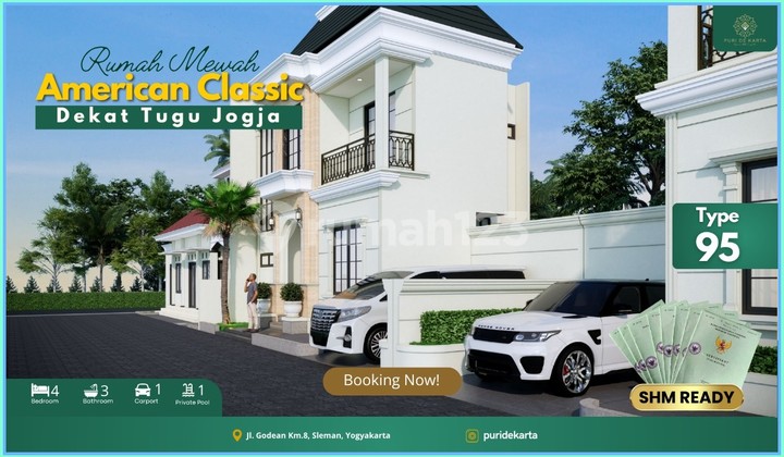 Rumah SHM Yogyakarta Sleman Dekat Pasar Godean Ada Masjid