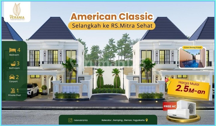 Hunian Mewah Sleman dengan Privatepool Fasilitas Lengkap di Jogja Hunian Mewah Sleman dengan Privatepool Fasilitas Lengkap di Jogja