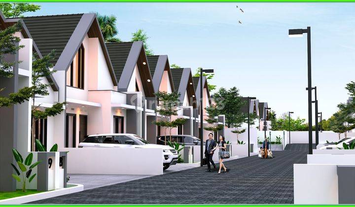 Rumah di Sleman Scandinavian Dalam Cluster Jalan Wates Km 6 1