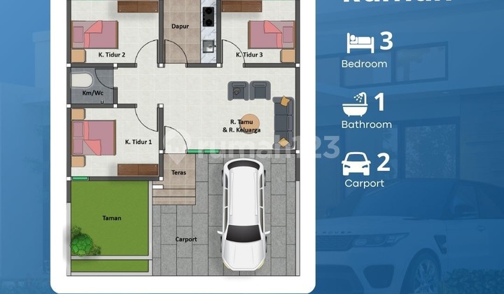 Comfortable Residence, Strategic Location. Starting from 300 Million Near UMY Campus. Comfortable Residence, Strategic Location. Starting from 300 Million Near UMY Campus.