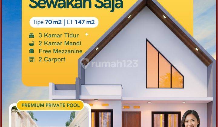 Rumah Murah Sleman Dalam Cluster Scandinavian Dekat Pasar Gamping 1