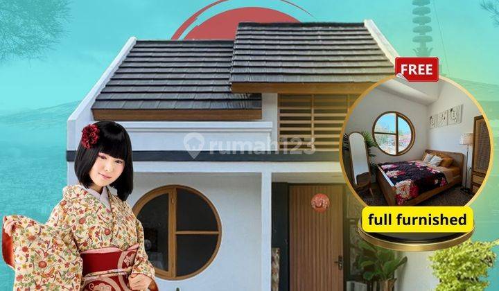 Rumah Murah Full Furnished di Jogja Ada Taman Bermain Desain Jepang Area Exit Tol Sentolo 1