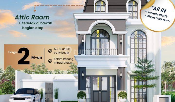 Dijual Rumah sleman Dekat Rs Pku Gamping Kolam Renang Pribadi One Gate Sistem 1