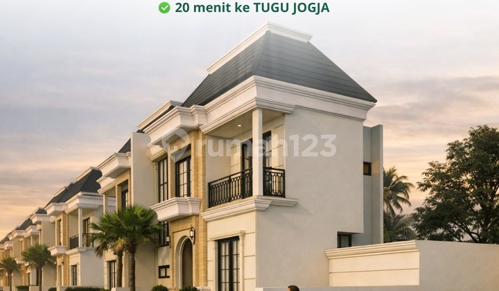 Rumah Mewah American Classic di Jalan Godean Sleman