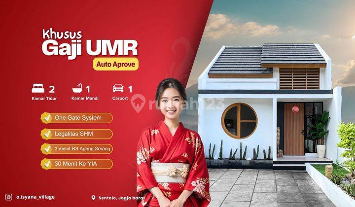 Rumah Murah Yogyakarta Dalam Cluster Jepang Modern Dekat Brimob Sentolo 1