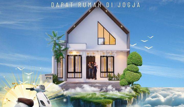 Rumah Murah Jogja + Taman Bermain Nuansa Villa Dekat Pasar Gamping 1