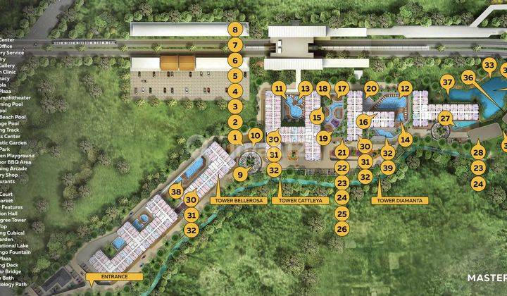 Dijual Harga Modal, Apartemen Studio di Serpong Garden Cisauk 2