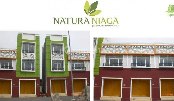 Dijual 2 Unit Ruko Gandeng 3 Lantai di Natura City 2