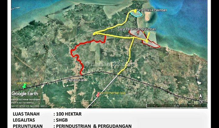 Dijual Tanah Untuk Industri di Desa Patimban, Subang Jabar 2