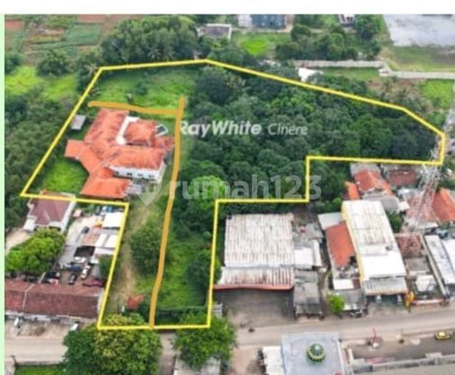 Tanah Bertekstur Padat, Posisi Dipinggir Jalan Ciangsana Raya, Gunung Putri, Luas 8.025m