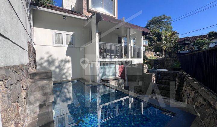 Villa Area Dago View Cantik dengan Swimming Pool Full Furnish Harga Murah 1