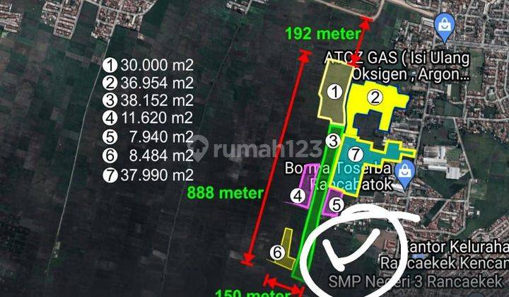 Tanah Dibawah Njop, 400rb/M Di Rancaekek Wetan Bandung  2