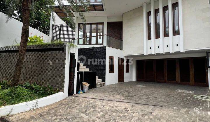 Dijual Rumah Pondok Indah Bangunan Mewah Desain Modern Tropical Posisi Fav Depan Tamanlokasi Strategis Lingkungan Exclusive Row Jalan Lebar 1