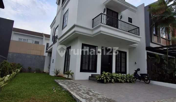 For Sale New American Classic Model House at Cosmo Icon BSD