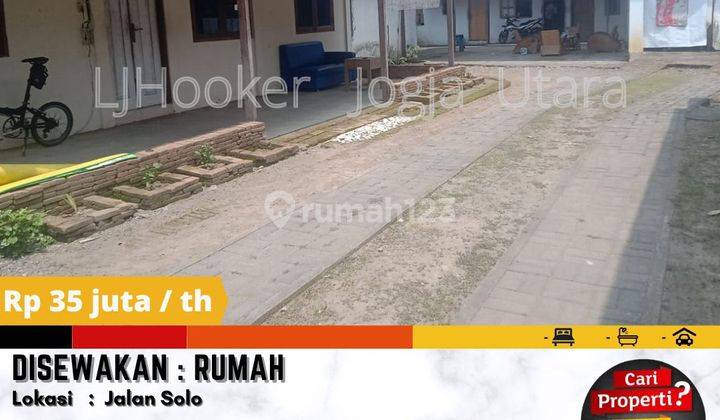 Rumah Strategis di Jalan Solo Dekat Bandara Adi Sucipto  1
