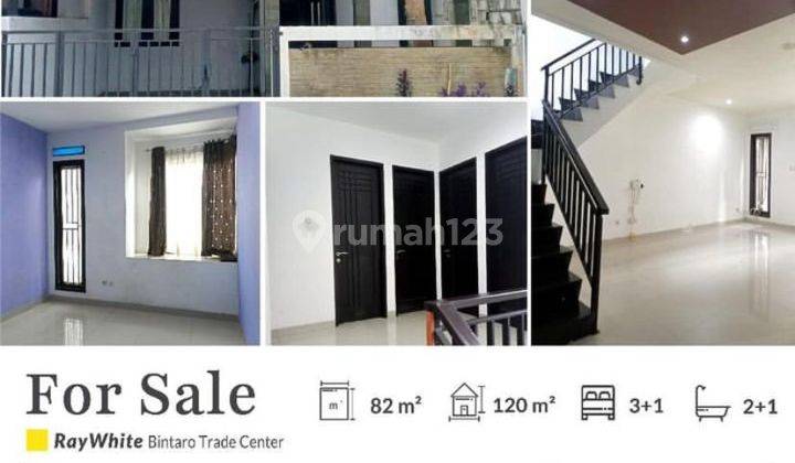 Dijual Rumah Minimalis, Bagus Dipondok Jaya Dekat St Pondok Ranji 1