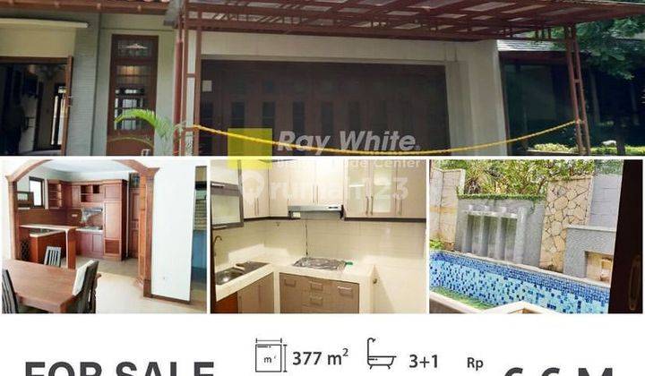 Rumah Luas, Siap Huni Dan Terawat Di Wilayah Bintaro Jaya Sekt 8  1