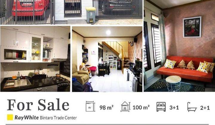 Di Jual Rumah Hotsale Di Bintaro Jaya Dekat St Jurangmangu  1