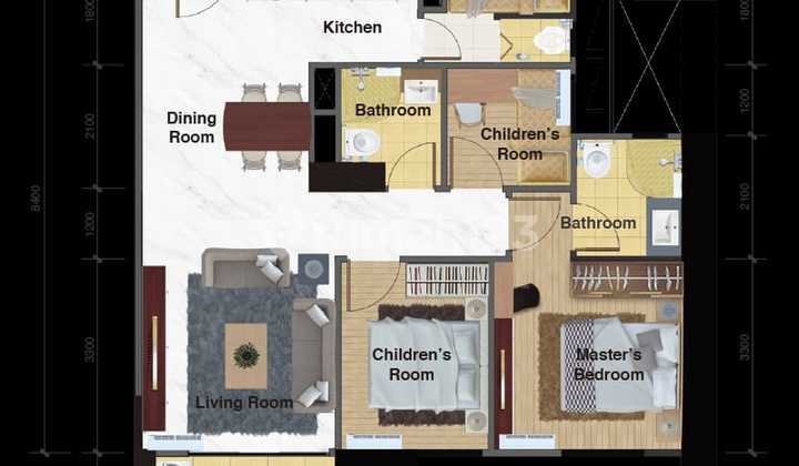 Apartemen Siap Huni dengan Fasilitas Lengkap @Apartemen Sky House BSD Apartemen Siap Huni dengan Fasilitas Lengkap @Apartemen Sky House BSD