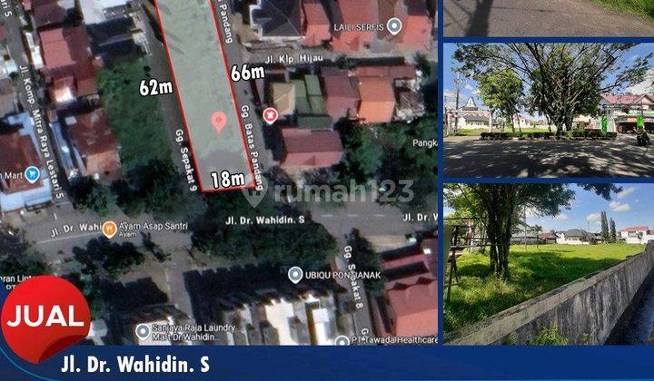 Dijual Sebidang Tanah Pinggir Jalan Dr. Wahidin S - Pontianak  1