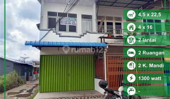 Ruko dijual posisi hook di pusay bisnis - Pontianak 1