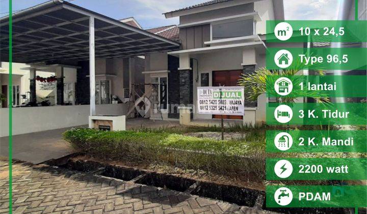 Rumah bebas banjir dan didalam komplek + 24 jam security 1