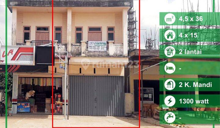 Ruko desa kapur, cocok usaha dan halaman luas. 1