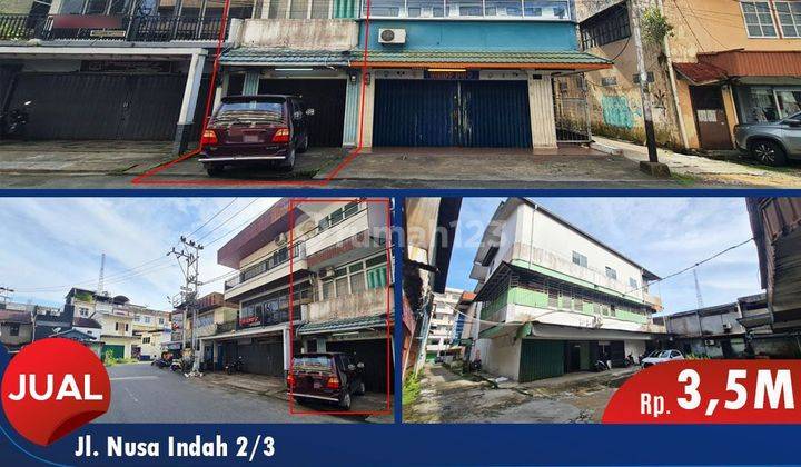 Ruko 4 unit di Jl. Nusa Indah 2 / 3 - SHM dikawasan bisnis 1