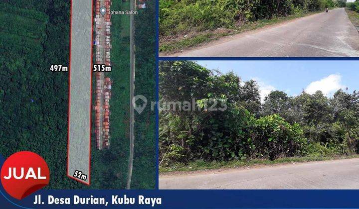 Tanah dijual siap bangun di kawasan berkembang, Desa durian 1