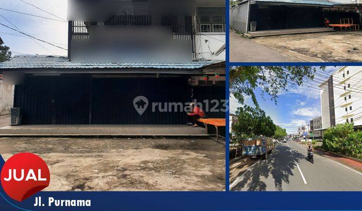 Ruko Posisi Hook Pinggir Jl. Purnama - Pontianak, Siap Usaha 1