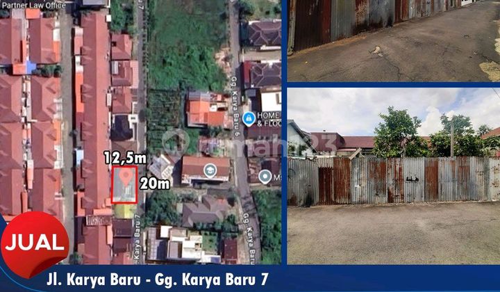 Dijual Tanah Siap Bangan, Lokasi Strategis Di Karya Baru 1