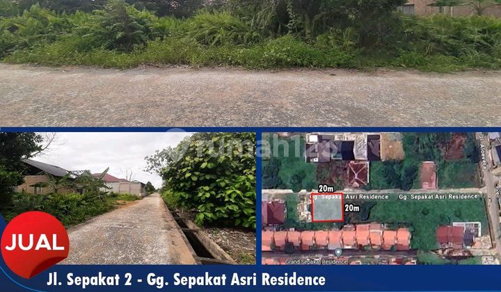 Dijual Tanah Siap Bangun Jl. Sepakat 2 Ko. Sepakat Asri Residence