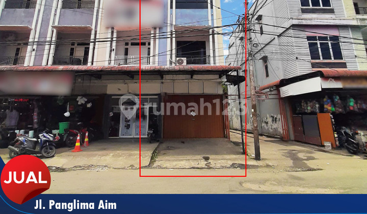 TURUN HARGA - Jual cepat ruko 3lt kawasan bisnis Jl. Panglima Aim