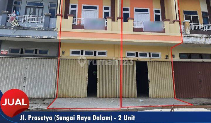 Dijual 4 unit ruko *bebas pilih -  Jl. Prasetya (Serdam), SHM 2