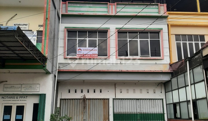 For Rent 2-Story Shop House + Concrete Roof Terrace on Ahmad Yani 2 Roadside 2