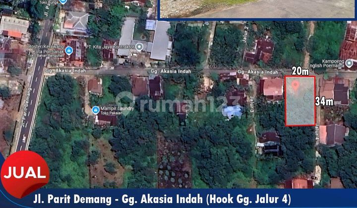 Dijual Tanah Siap Bangun Jl. Parit Demang Gg. Akasia Indah Dijual Tanah Siap Bangun Jl. Parit Demang Gg. Akasia Indah