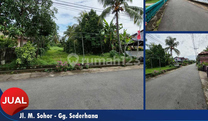 For Sale a Plot of Land on Jl. M. Sohor Gg. Sederhana - Pontianak