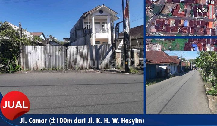 Dijual Sebidang Tanah Pinggir Jl. Camar, Pontianak