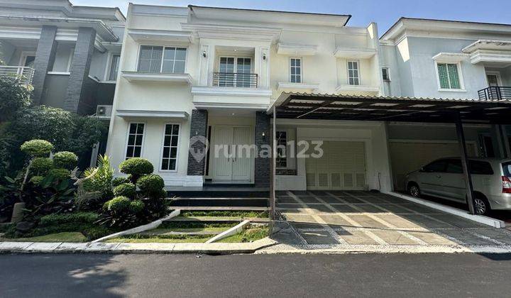 Rumah Furnished Depan Swimming Pool di Phg Aquamarine Gading Serpong 1