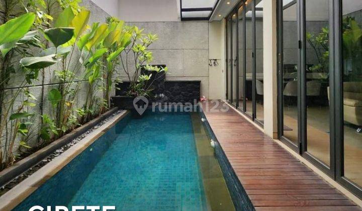 Rumah dalam townhouse,fully furnished di Cipete 1