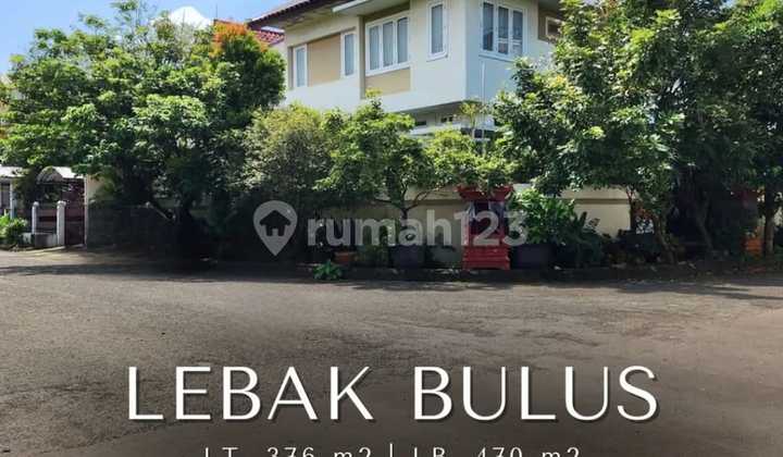 FOR SALE LEBAK BULUS DALAM KOMPLEK, POSISI HOEK SEMI FURNISHED