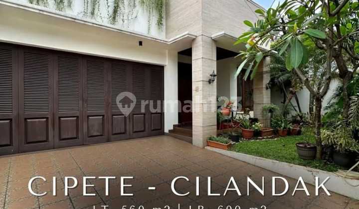 CIPETE - CILANDAK LUXURIOUS CLASSIC TROPICAL HOUSE SEMI FURNISHED