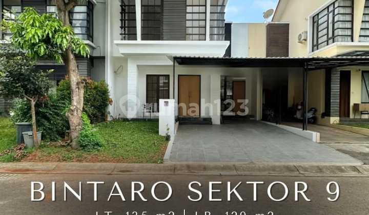 FOR SALE BINTARO SECTOR 9 INSIDE THE CLUSTER BRAND NEW RENOVATED