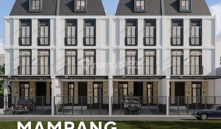 For Sale Mampang Brand New Townhouse Modern Classic Design 1