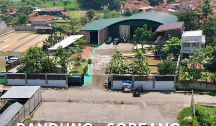 FOR SALE BANDUNG - SOREANG LAHAN KOMERSIL ROW JALAN LEBAR 1