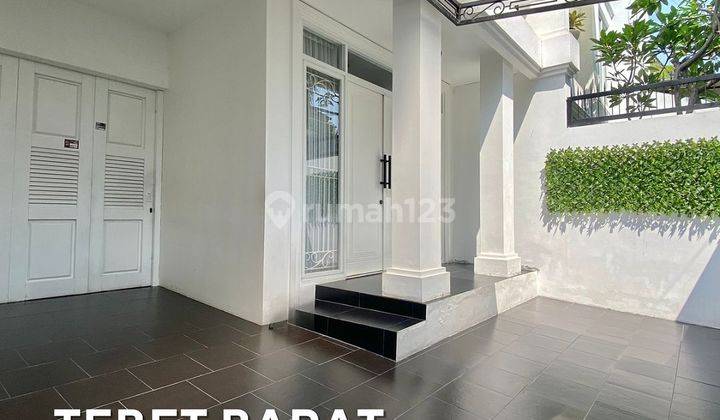 RUMAH TEBET BARAT SEMI FURNISHED ROW JALAN LEBAR 1