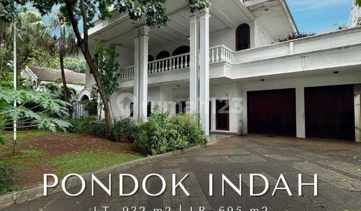 FOR SALE PONDOK INDAH LAND CALCULATION, WIDE STREET ROW
