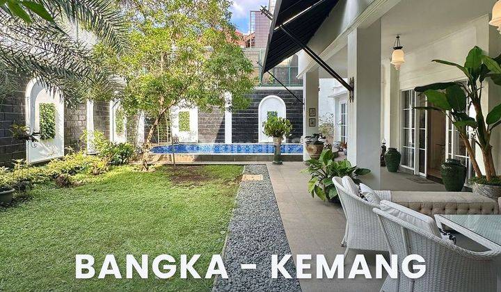 For Sale Bangka Kemang Luxurious American Classic Dalam Cluster Fully Furnished 1