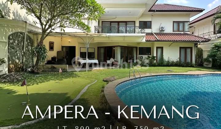 Rumah Ampera - Kemang Dalam Townhouse Halaman Luas 1