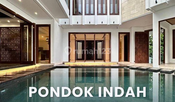 For Sale Pondok Indah Modern Tropical House Depan Taman 1